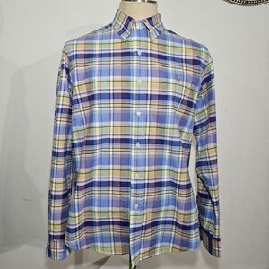 RALPH LAUREN Men's Multicolor Plaid Shirt